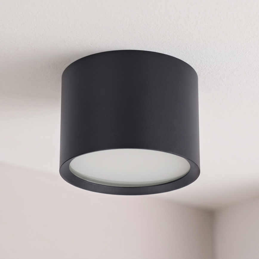 BRILAGI - LED badeværelses-spot SMOOTH 1xGX53/15W/230V 60x82 mm sort IP54