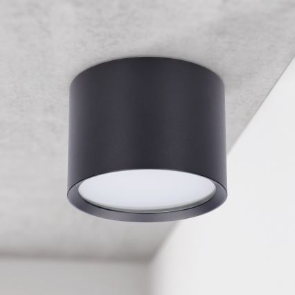 BRILAGI - LED badeværelses-spot SMOOTH 1xGX53/15W/230V 60x82 mm sort IP54