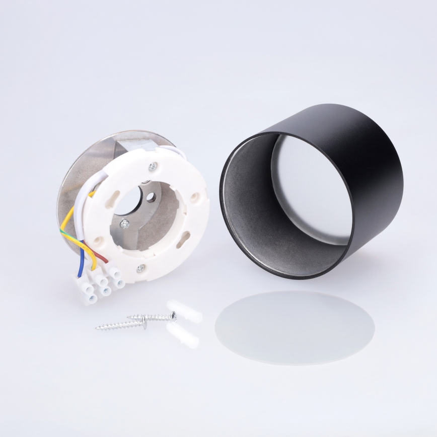 BRILAGI - LED badeværelses-spot SMOOTH 1xGX53/15W/230V 60x82 mm sort IP54