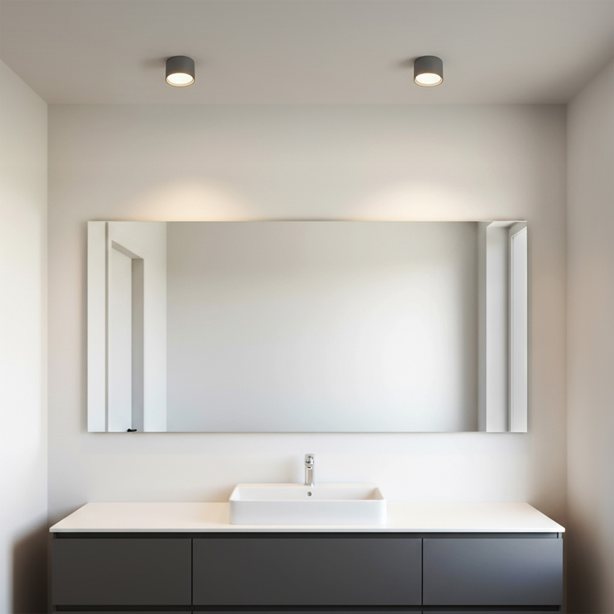 Brilagi - LED Badeværelses-spot SMOOTH 1xGX53/15W/230V antracit IP65