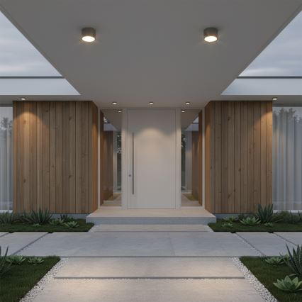 Brilagi - LED Badeværelses-spot SMOOTH 1xGX53/15W/230V antracit IP65