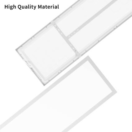 Brilagi - LED loftlampe til badeværelse FRAME LED/50W/230V 3000/4000/6000K 120x30 cm IP44 sølv