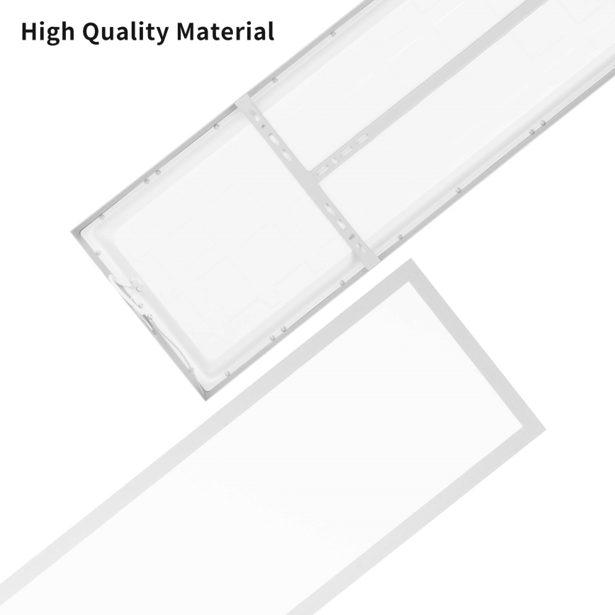 Brilagi - LED loftlampe til badeværelse FRAME LED/50W/230V 3000/4000/6000K 120x30 cm IP44 sølv
