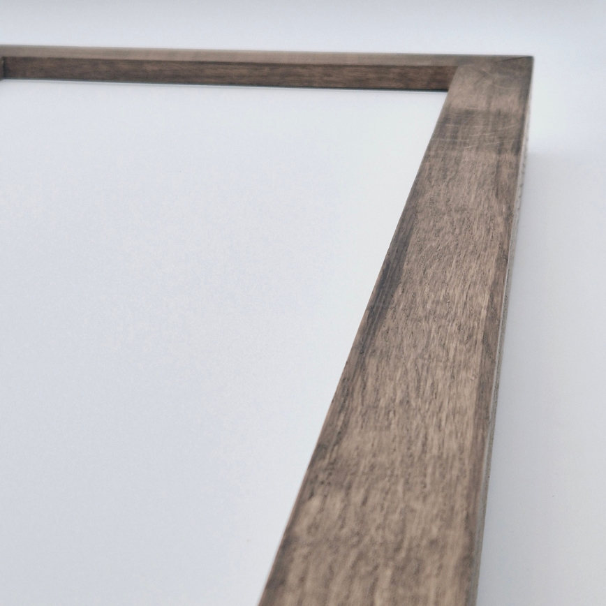 Brilagi - LED loftlampe til badeværelset WOODY FRAME LED/50W/230V 120x30 cm IP44 eg/valnød