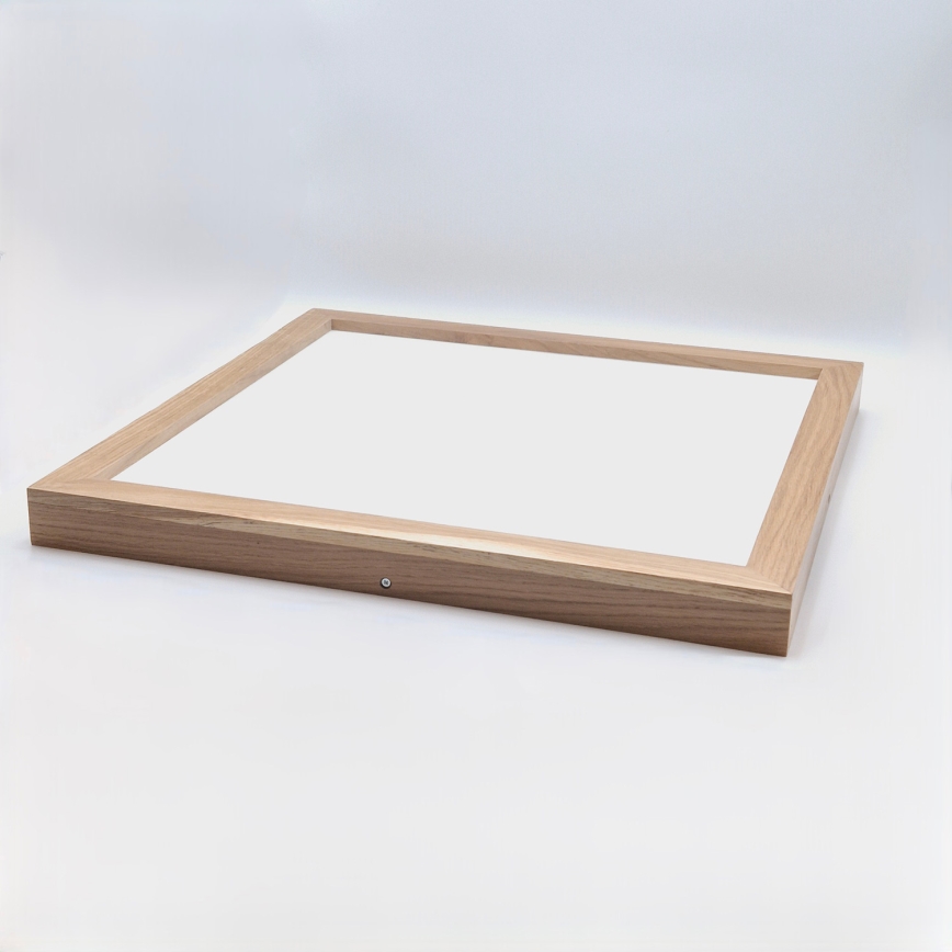 Brilagi - LED-loftlampe til badeværelse WOODY FRAME LED/50W/230V 60x60 cm IP44 eg