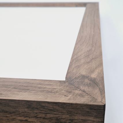 Brilagi - LED badeværelsesloftlampe WOODY FRAME LED/50W/230V 60x60 cm IP44 eg/valnød