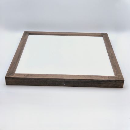 Brilagi - LED badeværelsesloftlampe WOODY FRAME LED/50W/230V 60x60 cm IP44 eg/valnød