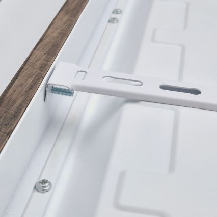 Brilagi - LED badeværelsesloftlampe WOODY FRAME LED/50W/230V 60x60 cm IP44 eg/valnød