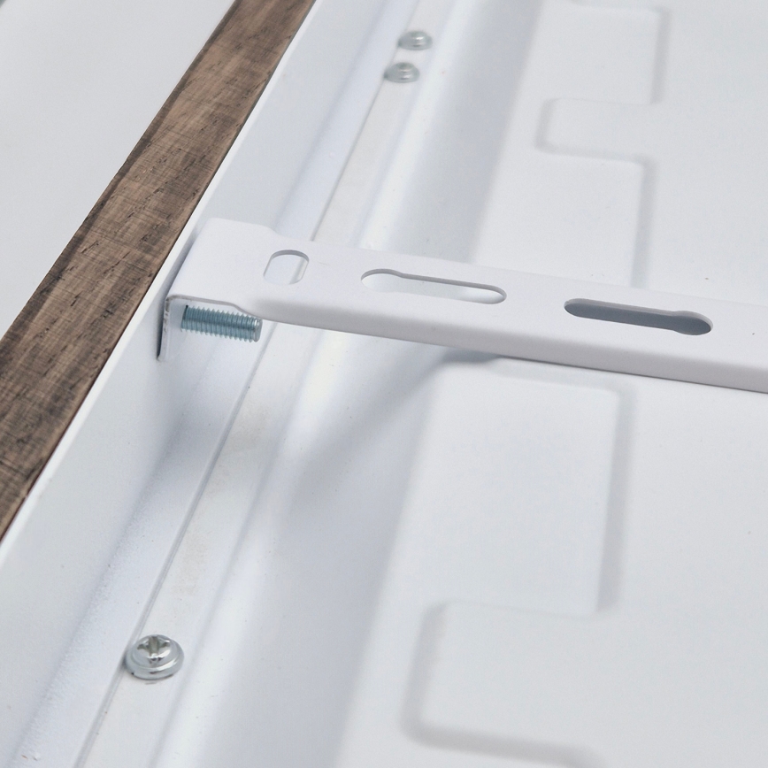 Brilagi - LED badeværelsesloftlampe WOODY FRAME LED/50W/230V 60x60 cm IP44 eg/valnød