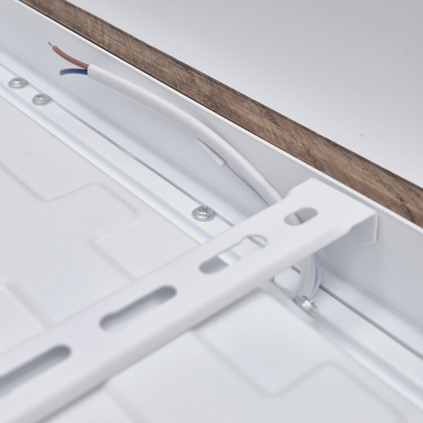 Brilagi - LED badeværelsesloftlampe WOODY FRAME LED/50W/230V 60x60 cm IP44 eg/valnød