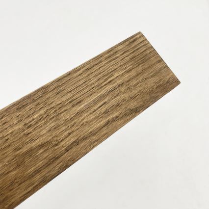 Brilagi - LED badeværelsesbelysning til spejl 3-i-1 WOODY MIRROR LED/12W/230V IP44 sort/eg valnød