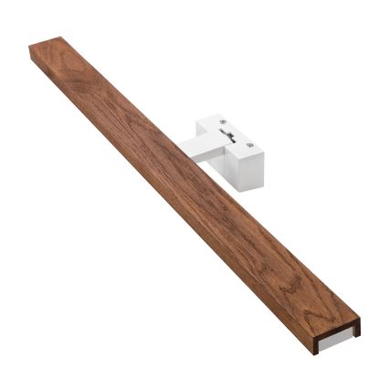 Brilagi - LED badeværelses-spejlbelysning 3-i-1 WOODY MIRROR LED/15W/230V 80 cm IP44 hvid/eg-kirsebær