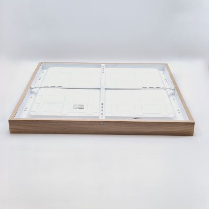 Brilagi - LED Loftlampe til badeværelset WOODY FRAME LED/40W/230V 60x60 cm IP44 eg