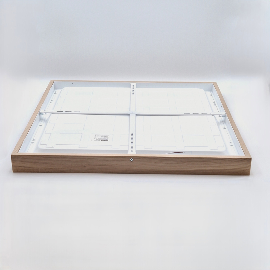 Brilagi - LED Loftlampe til badeværelset WOODY FRAME LED/40W/230V 60x60 cm IP44 eg