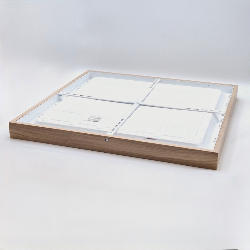 Brilagi - LED Loftlampe til badeværelset WOODY FRAME LED/40W/230V 60x60 cm IP44 eg