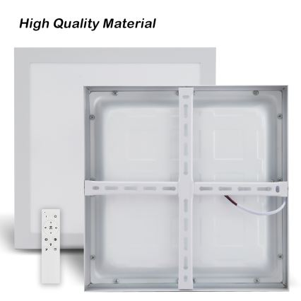 Brilagi - LED loftlampe til badeværelse dæmpbar FRAME SMART LED/24W/230V 30x30 cm 3000-6000K IP44 hvid + fjernbetjening