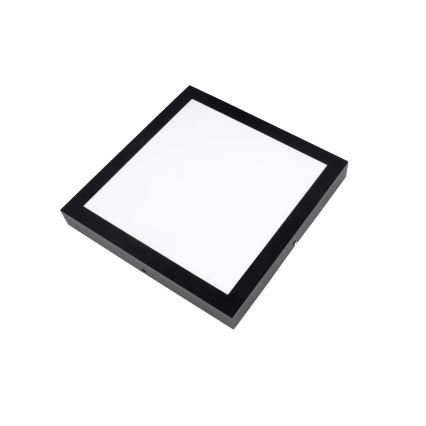 Brilagi - LED loftlampe til badeværelse dæmpbar FRAME SMART LED/24W/230V 30x30 cm 3000-6000K IP44 sort + fjernbetjening