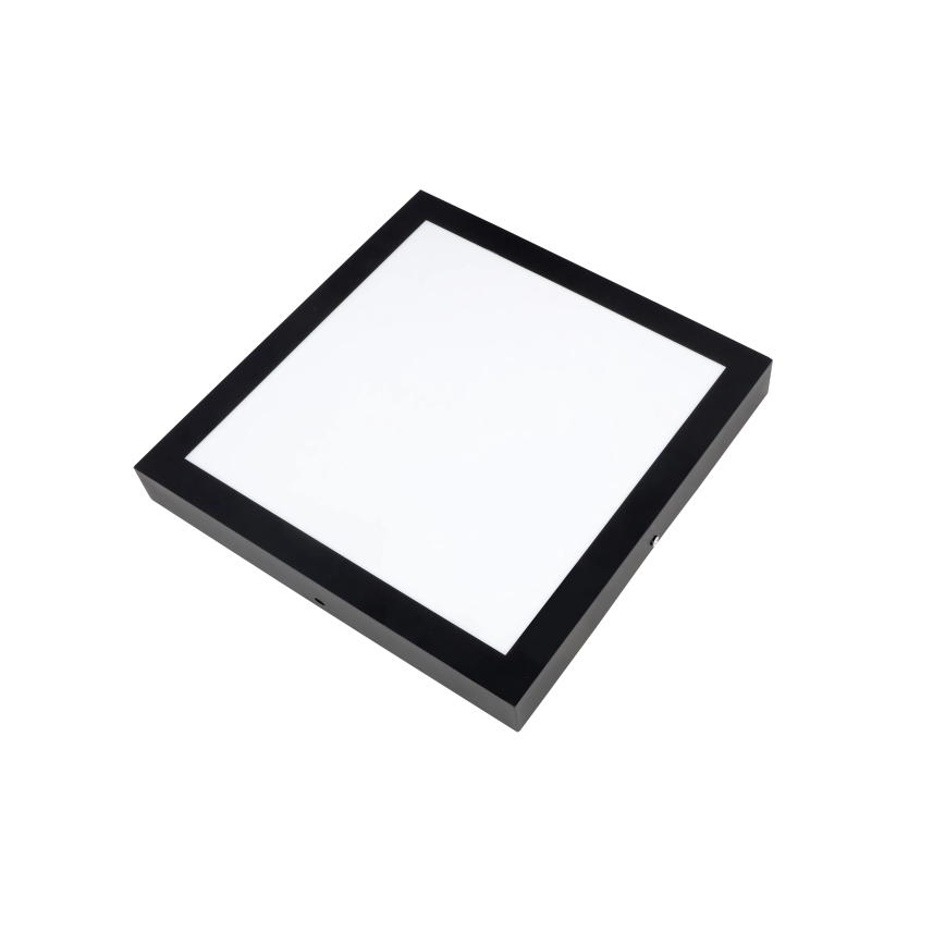 Brilagi - LED loftlampe til badeværelse dæmpbar FRAME SMART LED/24W/230V 30x30 cm 3000-6000K IP44 sort + fjernbetjening