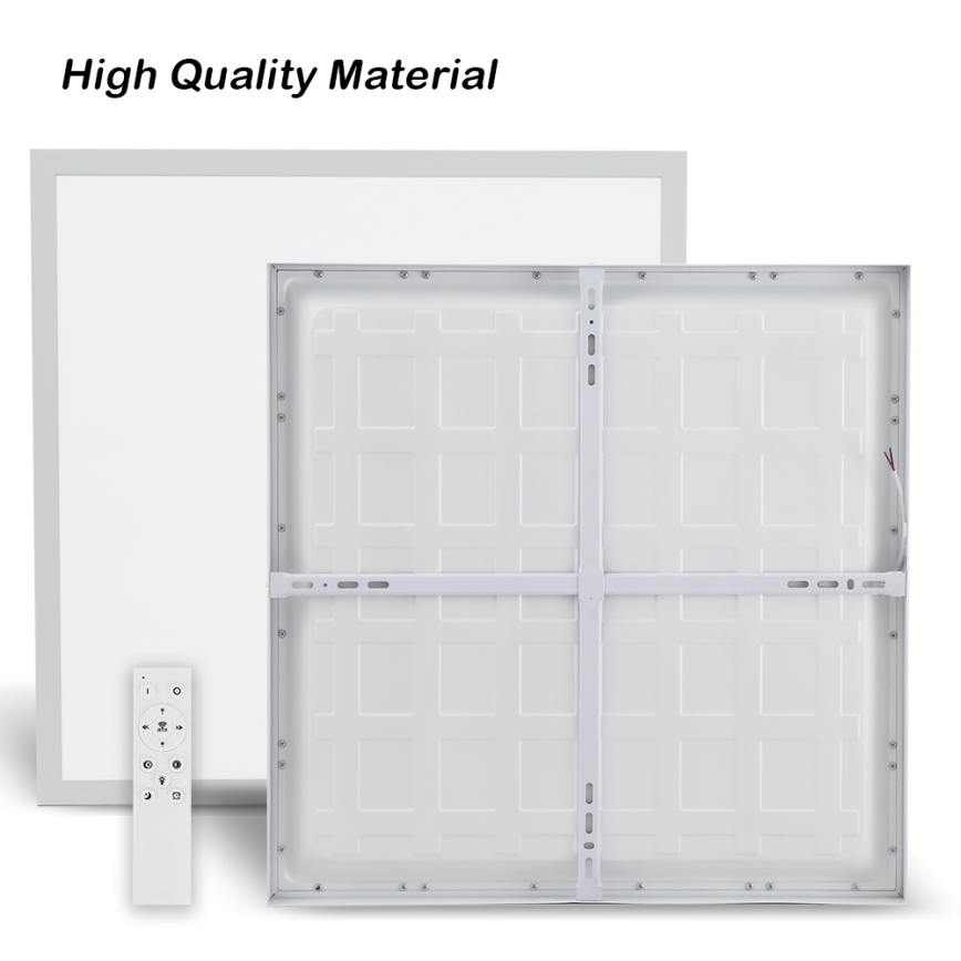 Brilagi - LED loftlampe til badeværelse dæmpbar FRAME SMART LED/50W/230V 60x60 cm 3000-6000K IP44 hvid + fjernbetjening