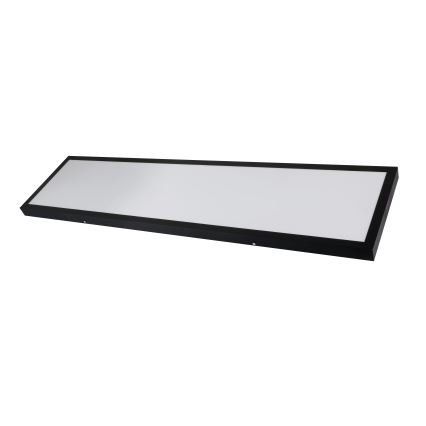 Brilagi - LED loftlampe til badeværelse dæmpbar FRAME SMART LED/50W/230V 30x120 cm 3000-6000K IP44 sort + fjernbetjening