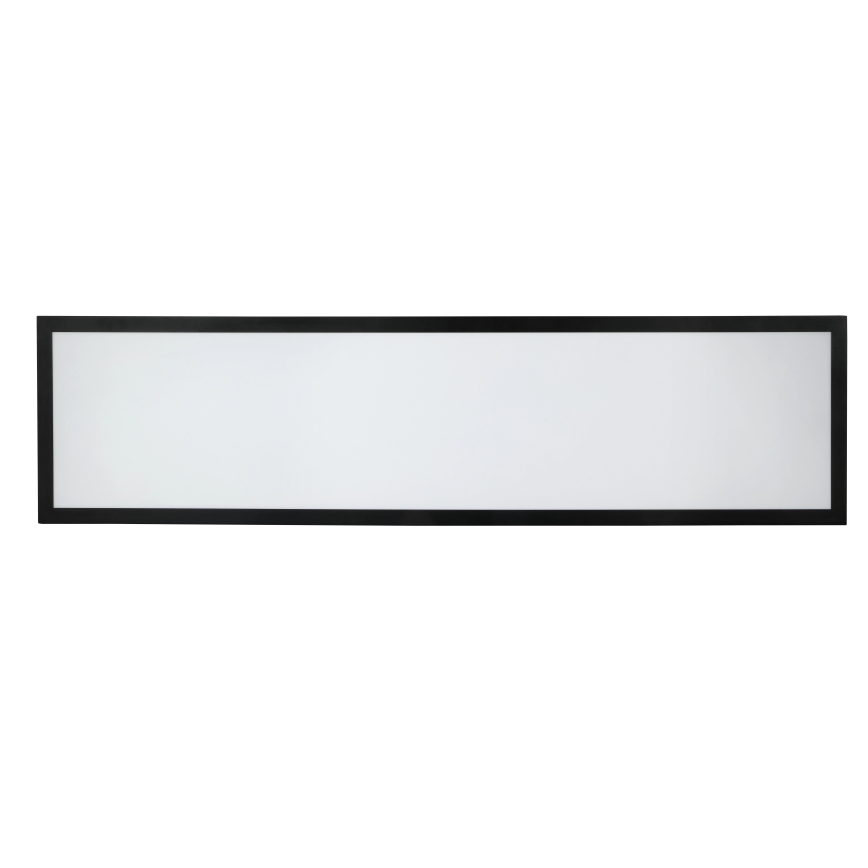 Brilagi - LED loftlampe til badeværelse dæmpbar FRAME SMART LED/50W/230V 30x120 cm 3000-6000K IP44 sort + fjernbetjening