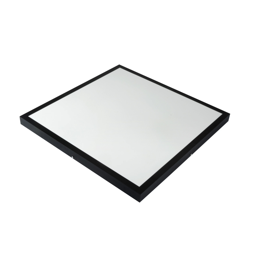 Brilagi - LED loftlampe til badeværelse dæmpbar FRAME SMART LED/50W/230V 60x60 cm 3000-6000K IP44 sort + fjernbetjening