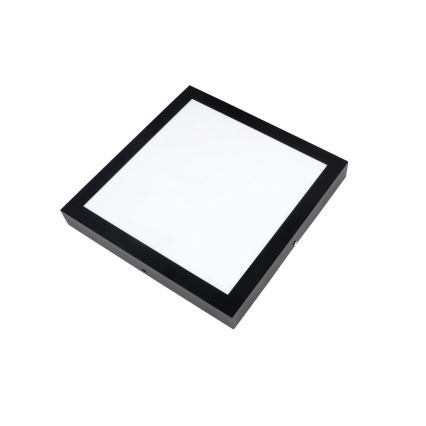 Brilagi - LED loftlampe til badeværelse FRAME LED/24W/230V 30x30 cm 3000/4000/6000K IP44 sort