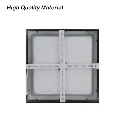 Brilagi - LED loftlampe til badeværelse FRAME LED/24W/230V 30x30 cm 3000/4000/6000K IP44 sort
