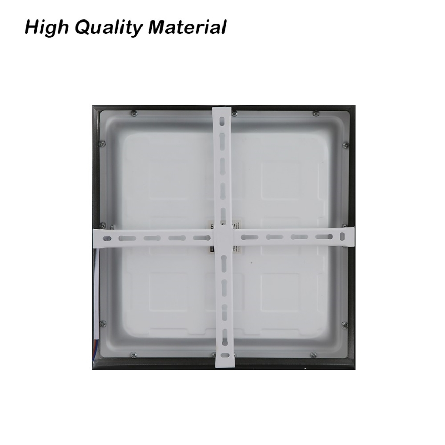 Brilagi - LED loftlampe til badeværelse FRAME LED/24W/230V 30x30 cm 3000/4000/6000K IP44 sort