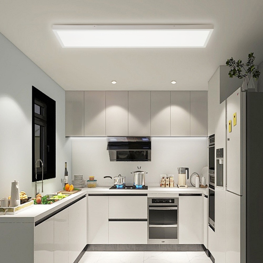 Brilagi - LED loftlampe til badeværelse FRAME LED/50W/230V 30x120 cm 3000/4000/6000K IP44 hvid