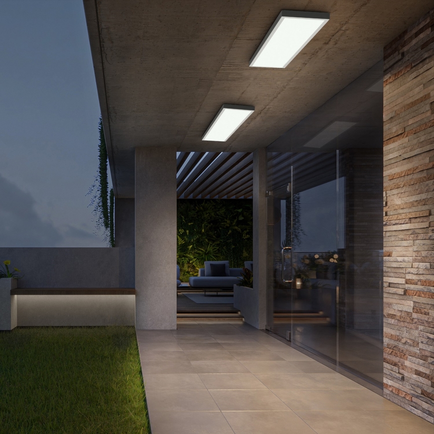 Brilagi - LED loftlampe til badeværelse FRAME LED/50W/230V 30x120 cm 3000/4000/6000K IP44 hvid