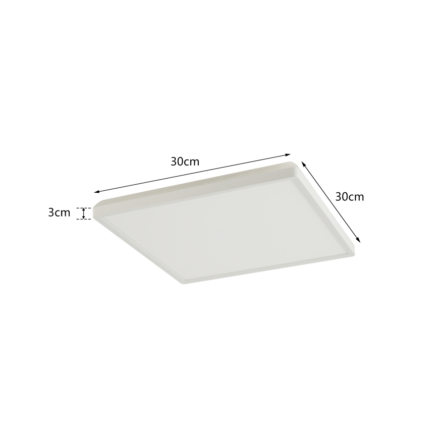 Brilagi - LED loftlampe til badeværelse ULTRA SLIM LED/18W/230V 30x30 cm hvid IP54