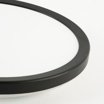 Brilagi - LED loftlampe til badeværelse ULTRA SLIM LED/18W/230V diameter 30 cm sort IP54