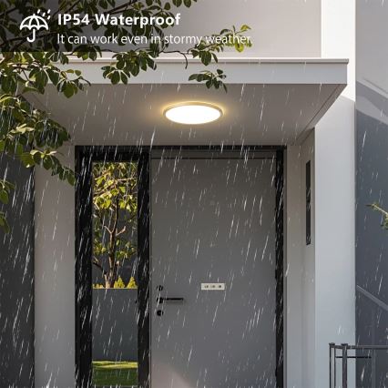 Brilagi - LED badeværelsesloftlampe ULTRA SLIM LED/18W/230V Ø 30 cm guld IP54