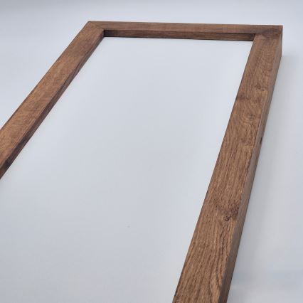 Brilagi - LED Badeværelsesloftlampe WOODY FRAME LED/40W/230V 120x30 cm IP44 kirsebær eg