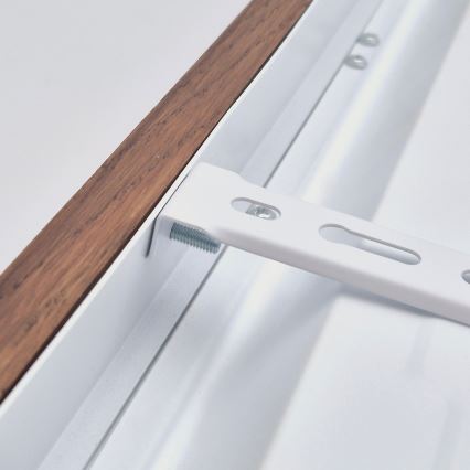 Brilagi - LED Badeværelsesloftlampe WOODY FRAME LED/40W/230V 120x30 cm IP44 kirsebær eg