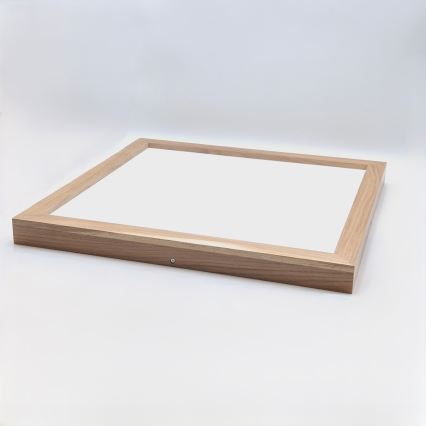 Brilagi - LED Badeværelsesloftlampe WOODY FRAME LED/50W/230V 60x60 cm IP44 eg