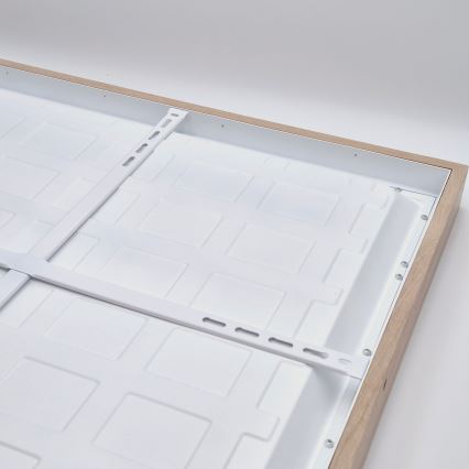 Brilagi - LED Badeværelsesloftlampe WOODY FRAME LED/50W/230V 60x60 cm IP44 eg