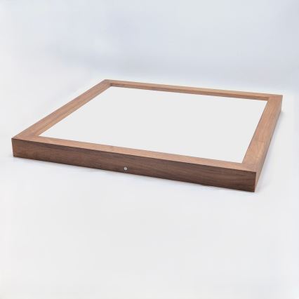 Brilagi - LED Loftlampe til Badeværelse WOODY FRAME LED/50W/230V 60x60 cm IP44 egetræ kirsebær