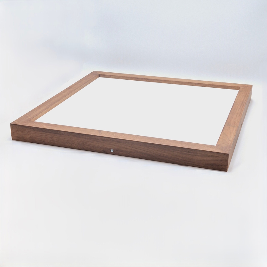 Brilagi - LED Loftlampe til Badeværelse WOODY FRAME LED/50W/230V 60x60 cm IP44 egetræ kirsebær
