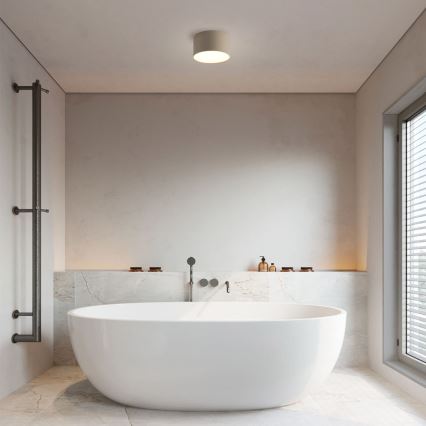 Brilagi - LED badeværelsesloftlampe FORIS LED/9W/230V Ø 9 cm beige IP44 CRI 90