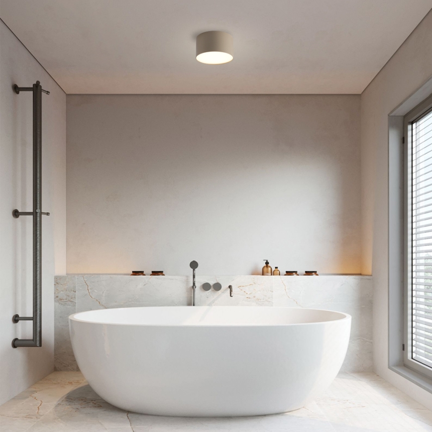 Brilagi - LED badeværelsesloftlampe FORIS LED/9W/230V Ø 9 cm beige IP44 CRI 90