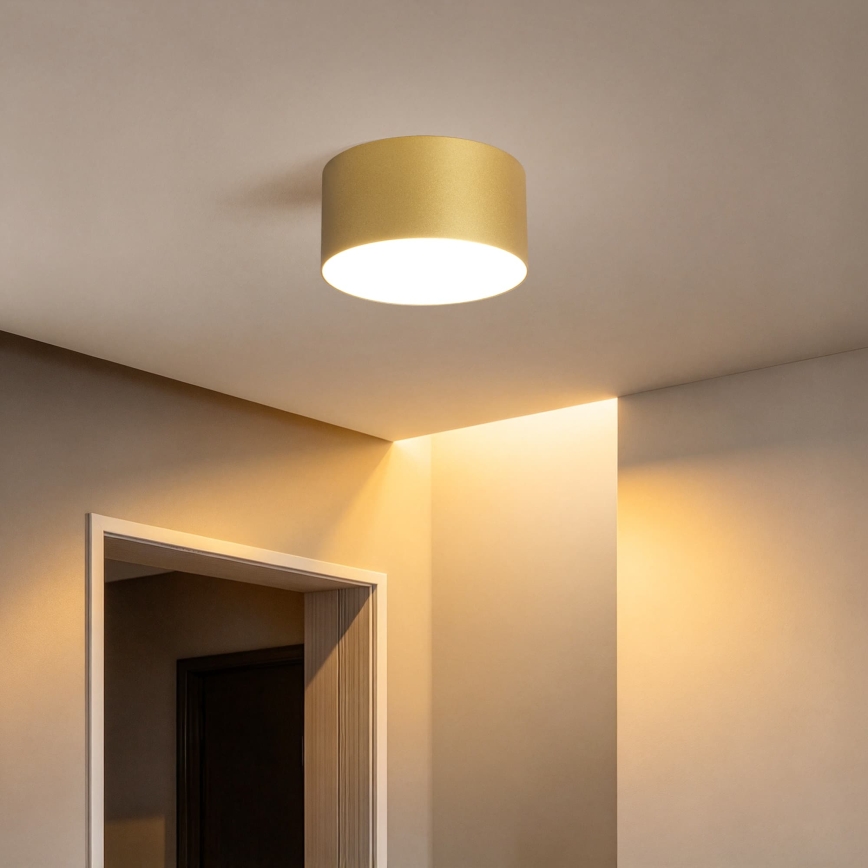 BRILAGI - LED badeværelsesloftlampe FORIS LED/14W/230V Ø 12 cm guldfarvet IP44