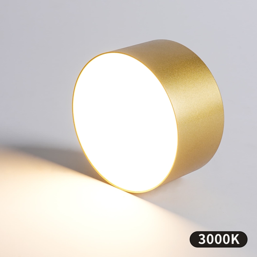BRILAGI - LED badeværelsesloftlampe FORIS LED/14W/230V Ø 12 cm guldfarvet IP44