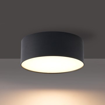 Brilagi - LED badeværelsesloftlampe FORIS LED/14W/230V Ø 12 cm sort IP44