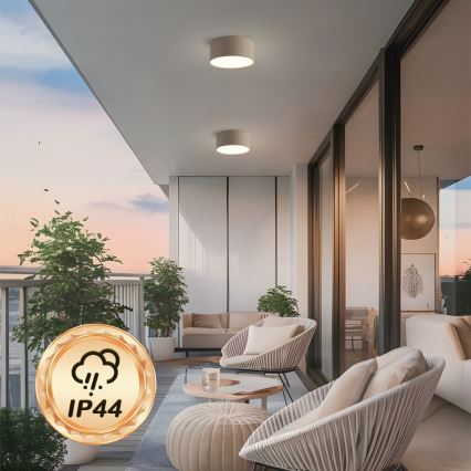 Brilagi - LED loftlampe til badeværelse FORIS LED/20W/230V Ø 15 cm beige IP44