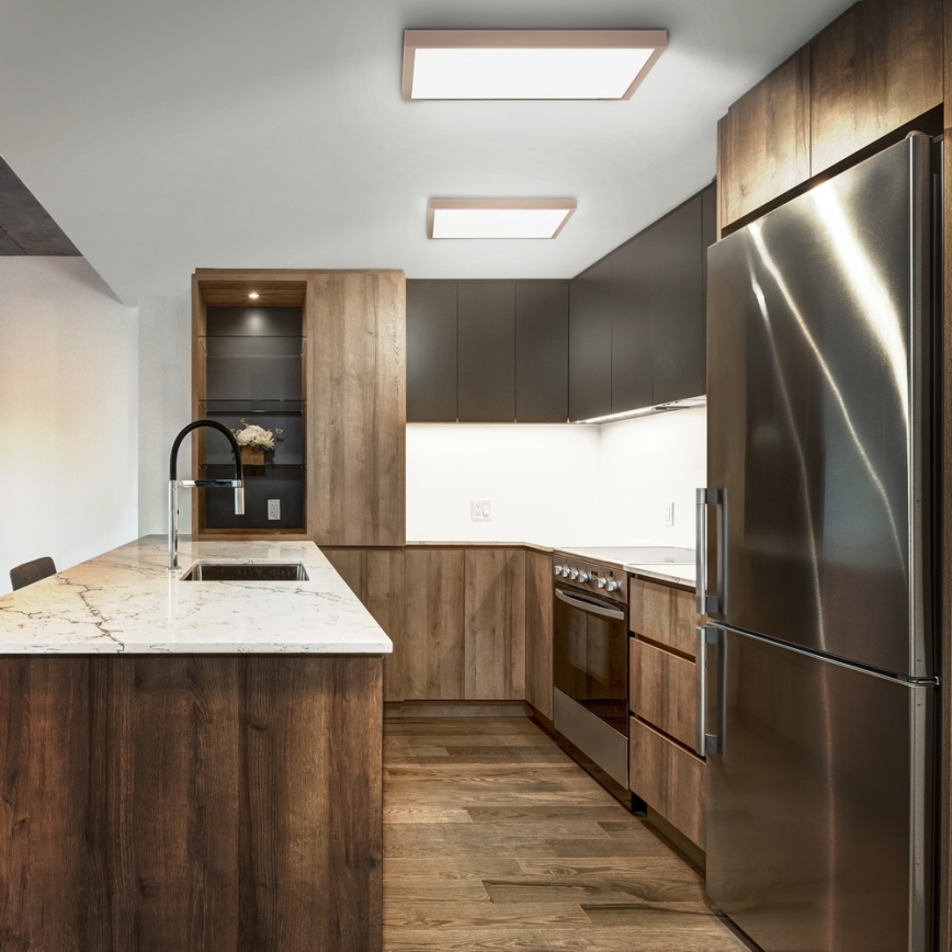 Brilagi - LED badeværelsesloftlampe FRAME LED/50W/230V 60x60 cm IP44 beige