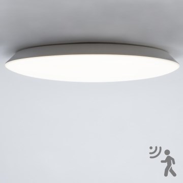 Brilagi - LED badeværelsesloftlampe med sensor VESTAS LED/12W/230V diam. 23 cm 4000K IP54