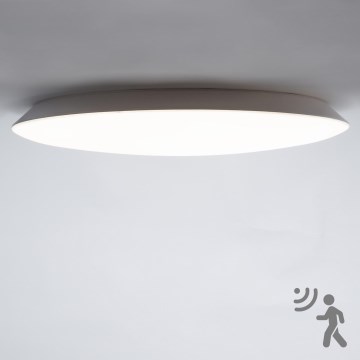 Brilagi - LED badeværelsesloftlampe med sensor VESTAS LED/18W/230V Ø 28 cm 4000K IP54