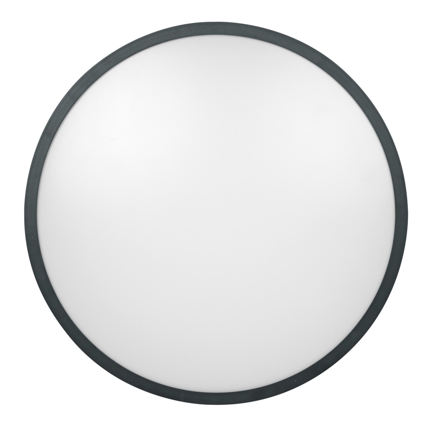 Brilagi - LED badeværelsesloftlampe med sensor ZENNA LED/18W/230V Ø 29,5 cm IP44 antracit + fjernbetjening